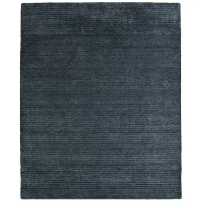 Feizy Cornerstone Solid Hand Woven Blue Area Rug 8' X 10'