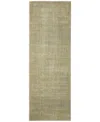 Feizy Deja 39pjf 2'6"x7'3" Runner Area Rug In Green