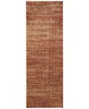 Feizy Deja 39pjf 2'6"x7'3" Runner Area Rug In Brown
