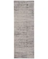 Feizy Deja 39pjf 2'6"x7'3" Runner Area Rug In Gray