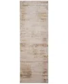 Feizy Deja 39pkf 2'6"x7'3" Runner Area Rug In Nude
