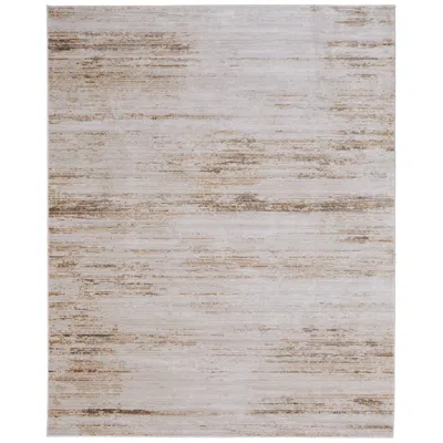 Feizy Deja Distressed Indoor Ivory Area Rug 39pkf 5' X 7'-6" In Brown