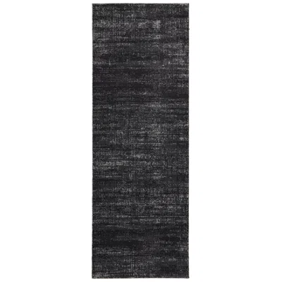 Feizy Deja Solid Indoor Black Area Rug 39pjf 2'-6" X 7'-3"