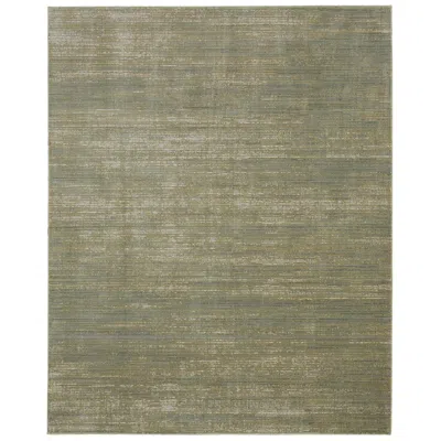 Feizy Deja Solid Indoor Green Area Rug 39pjf 5' X 7'-6"