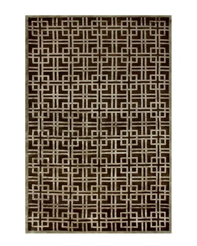 Feizy Dim Sum Hand-knotted 5ft 6in X 8ft 6in Rug In Brown