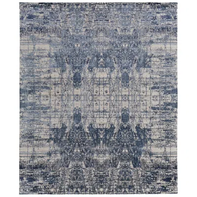 Feizy Eastfield Abstract Hand Woven Blue Area Rug 69aef 2' X 3'