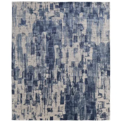Feizy Eastfield Abstract Hand Woven Blue Area Rug 69agf 2' X 3'