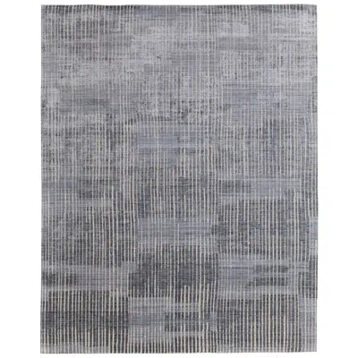 Feizy Eastfield Abstract Hand Woven Blue Area Rug 69ahf 2' X 3'