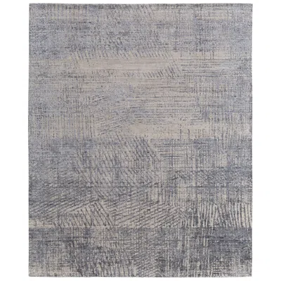 Feizy Eastfield Abstract Hand Woven Blue Area Rug 69aif 5' X 8'