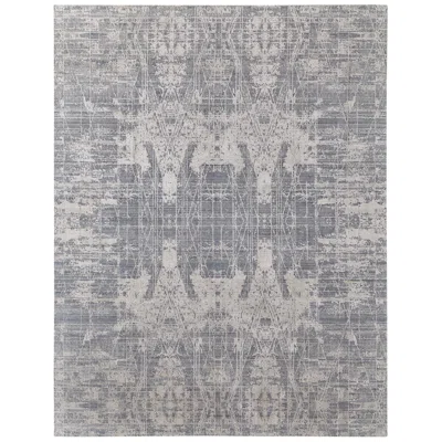 Feizy Eastfield Abstract Hand Woven Gray Area Rug 69a0f 2' X 3'