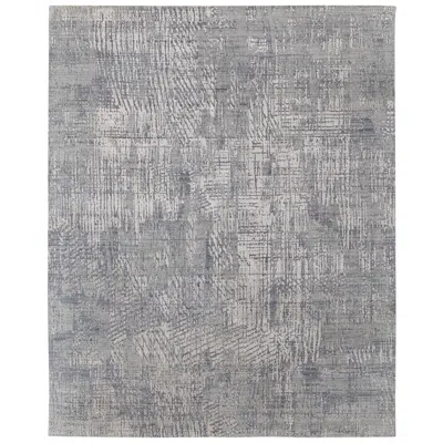 Feizy Eastfield Abstract Hand Woven Gray Area Rug 69a1f 5' X 8'