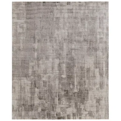 Feizy Eastfield Abstract Hand Woven Gray Area Rug 69akf 5' X 8'