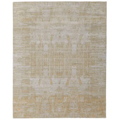 Feizy Eastfield Abstract Hand Woven Yellow Area Rug 69fpf 4' X 6'