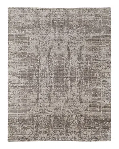Feizy Eastfield Eas69a5f Area Rug, 3' X 5' In Gray/ivory