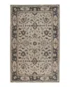 Feizy Eaton 6548399f Area Rug, 3'6 X 5'6 In Gray/ivory
