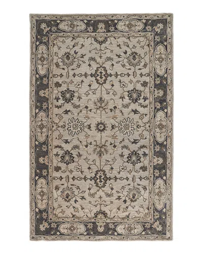 Feizy Eaton 6548399f Area Rug, 3'6 X 5'6 In Gray/ivory