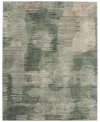 Feizy Eden 39qyf 7'9"x10' Area Rug In Green