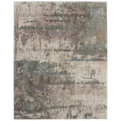 Feizy Eden Abstract Indoor Ivory Area Rug 39qrf 7'-9" X 10' In Brown