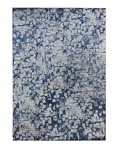 Feizy Edgemont Edg39ipf Area Rug, 6'7 X 9'6 In Blue/ivory