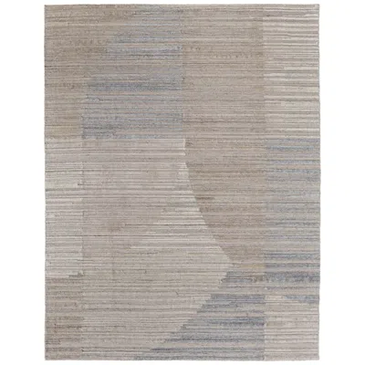 Feizy Elias Abstract Hand Woven Brown Area Rug 69fxf 8' X 10' In Multi