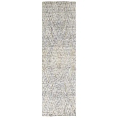 Feizy Elias Abstract Hand Woven Gray Area Rug 6589f 2'-9" X 10'