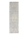 Feizy Elias Els6589f Runner Area Rug, 2'9 X 8' In Gray/blue