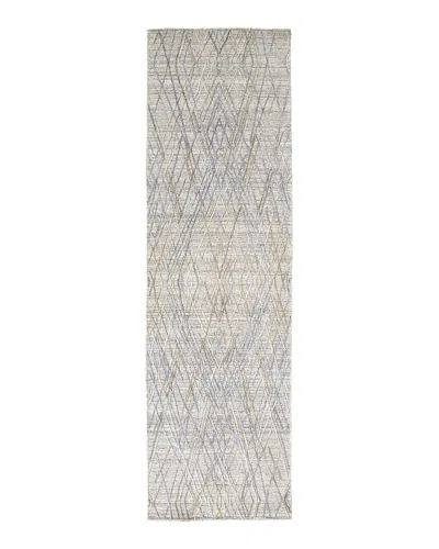 Feizy Elias Els6589f Runner Area Rug, 2'9 X 8' In Gray/blue