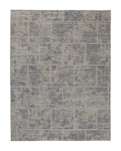 Feizy Elias Els6590f Area Rug, 5' X 8' In Gray/ivory