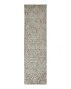 Shop Feizy Elias Els6718f Runner Area Rug, 2'9 X 8' In Gray/taupe