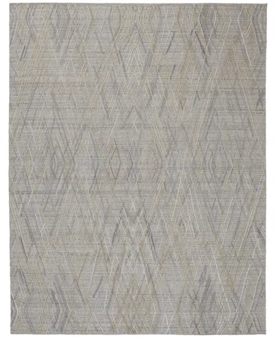 Feizy Elias R6589 3'6" X 5'6" Area Rug In Gray,taupe