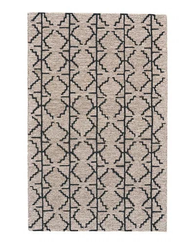 Feizy Enzo 7428732f Area Rug, 2' X 3' In Taupe/black
