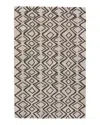 Feizy Enzo 7428733f Area Rug, 5' X 8' In Black/gray
