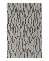 Feizy Enzo 7428734f Area Rug, 3'6 X 5'6 In Ivory/black