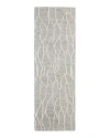 Feizy Enzo 7428734f Runner Area Rug, 2'6 X 8' In Taupe/ivory