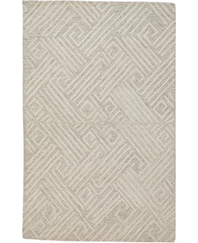 Feizy Enzo 8737f 3'6"x5'6" Area Rug In Tan,ivory
