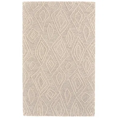 Feizy Enzo Diamond Hand Tufted Tan Area Rug 2' X 3'