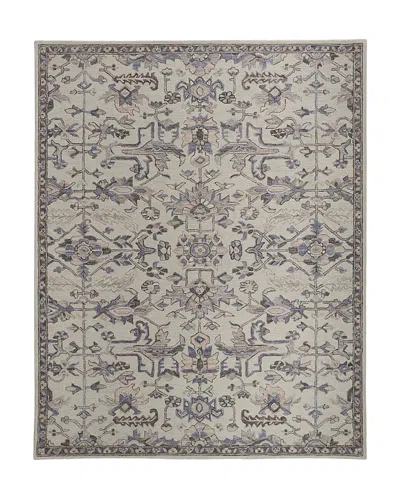 Feizy Fallon Fln8838f Area Rug, 4' X 6' In Ivory/gray