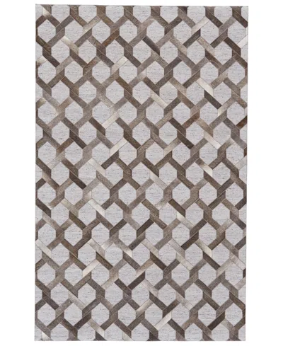 Feizy Fannin 0752f 5'x8' Area Rug In Gray,taupe