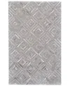 Feizy Fannin 0754f 5'x8' Area Rug In Gray,taupe