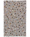 Feizy Fannin 0755f 5'x8' Area Rug In Gray,ivory