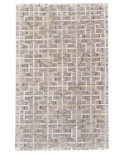 Feizy Fannin 0756f 8'x11' Area Rug In Gray,ivory