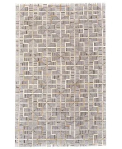 Feizy Fannin 0756f Rug Collection In Gray,ivory