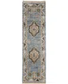 Feizy Fillmore 6935f 2'6"x8' Runner Area Rug In Blue