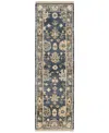 Feizy Fillmore 6954f 2'6"x8' Runner Area Rug In Blue