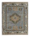 Feizy Fillmore Fil6935f Area Rug, 4' X 6' In Blue/green
