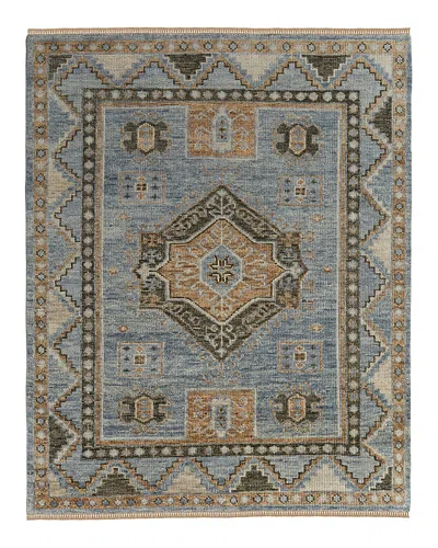 Feizy Fillmore Fil6935f Area Rug, 4' X 6' In Blue/green