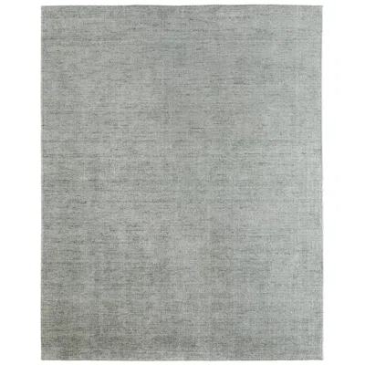 Feizy Fleetwood Solid Hand Woven Green Area Rug 8a06f 8' X 10' In Blue