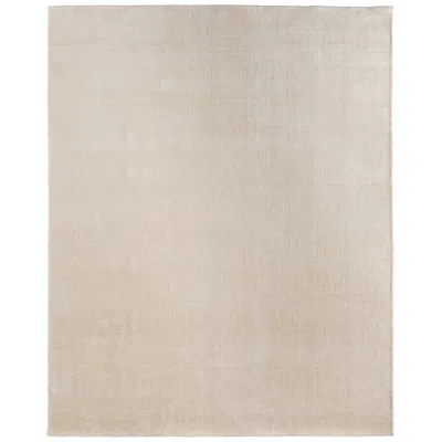 Feizy Fleetwood Solid Hand Woven Ivory Area Rug 8a06f 5' X 8' In Brown