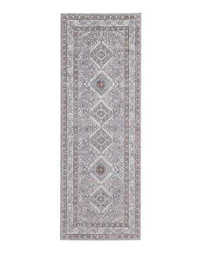 Feizy Francisco 39gbf Runner Area Rug, 2'10 X 8' In Gray Rust