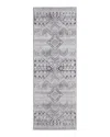 Feizy Francisco 39gdf Runner Area Rug, 2'10 X 8' In Ivory Charcoal